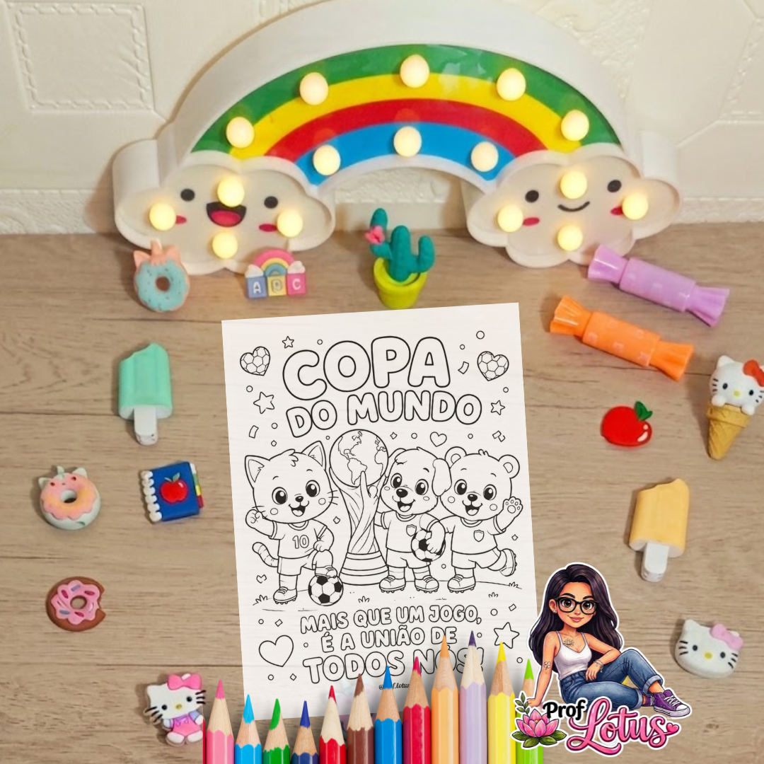 DESENHO PARA COLORIR COPA DO MUNDO