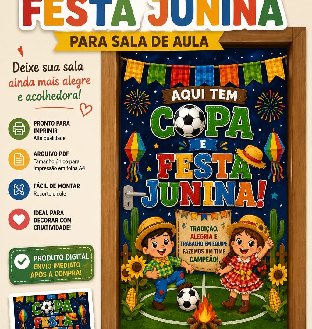PAINEL DE PORTA COPA JUNINA