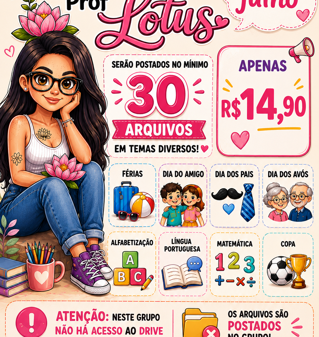 CLUBINHO JULHO PROF LOTUS