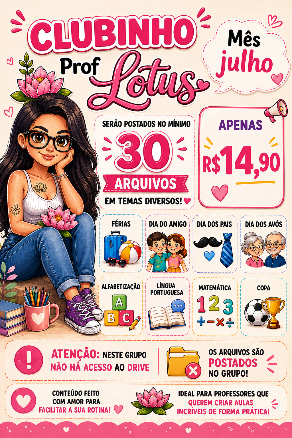 CLUBINHO JULHO PROF LOTUS