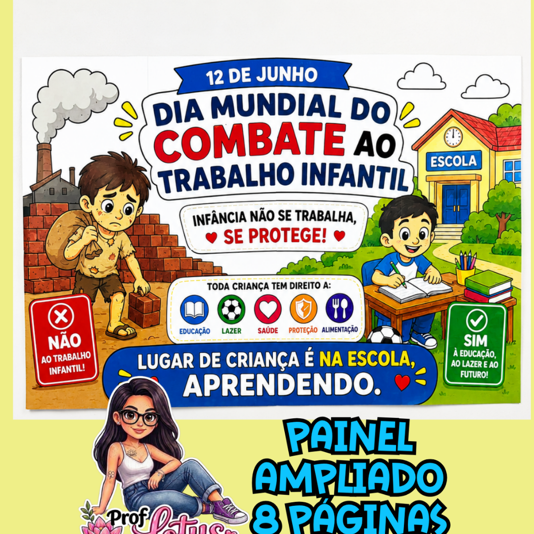 PAINEL DIA DE COMBATE AO TRABALHO INFANTIL