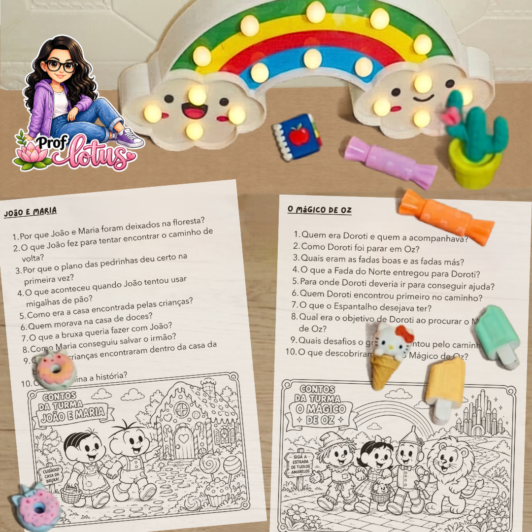 CONTOS DA TURMA LEITURA E INTERPRETAÇÃO