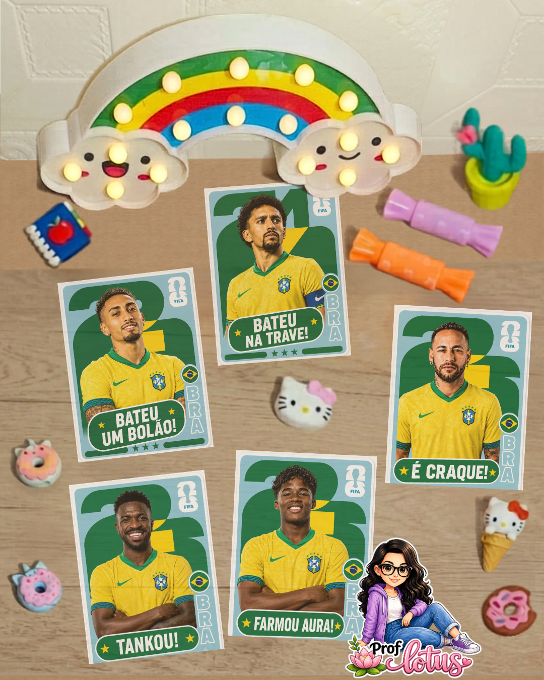 FIGURINHAS INCENTIVOS JOGADORES DA COPA