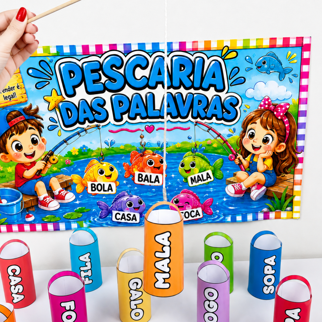 PESCANDO PALAVRAS SÍLABAS SIMPLES