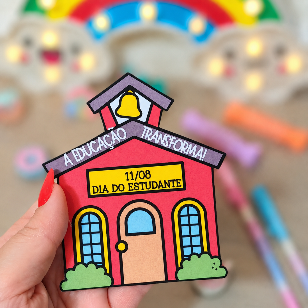 CARTÃOZINHO DIA DO ESTUDANTE ESCOLA