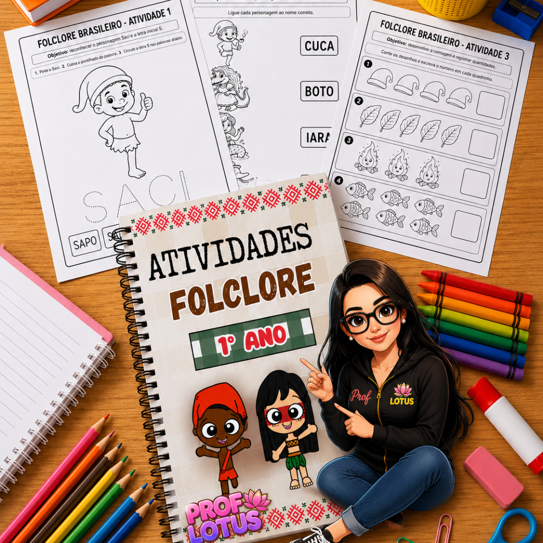 ATIVIDADES FOLCLORE 1° AO 3° ANO