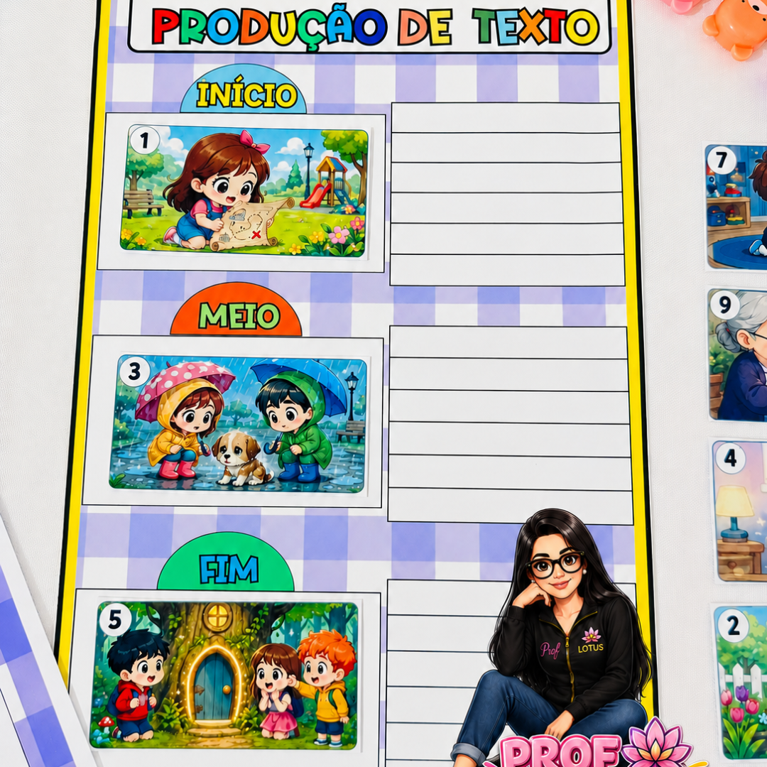 PRANCHA PRODUÇÃO DE TEXTO