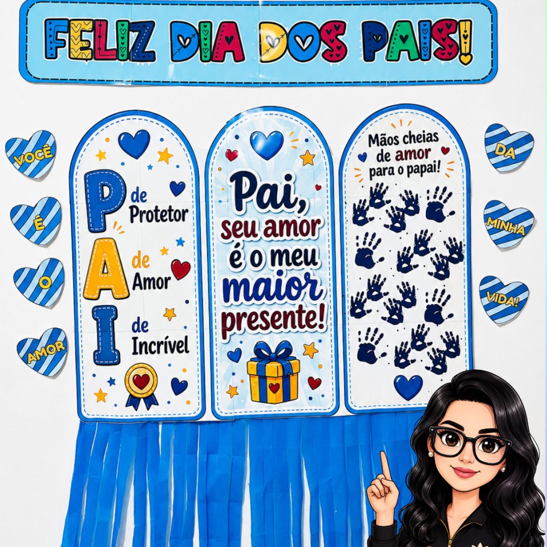 PAINEL PAI MELHOR PRESENTE É O AMOR