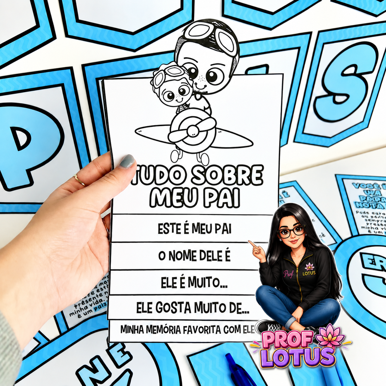 FLIPBOOK DIA DOS PAIS/DE QUEM CUIDA DE MIM