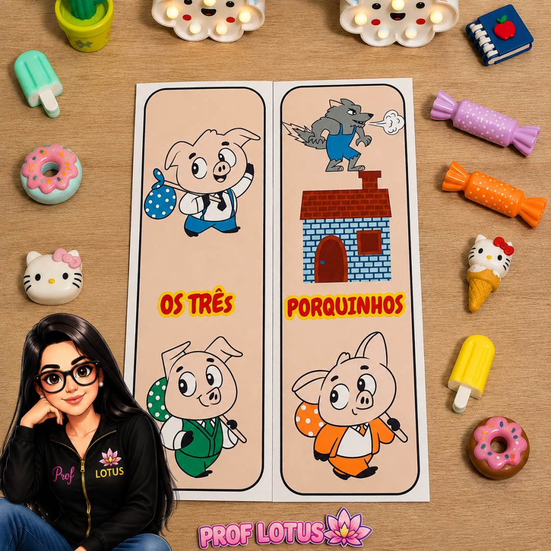 LAPBOOK OS TRÊS PORQUINHOS