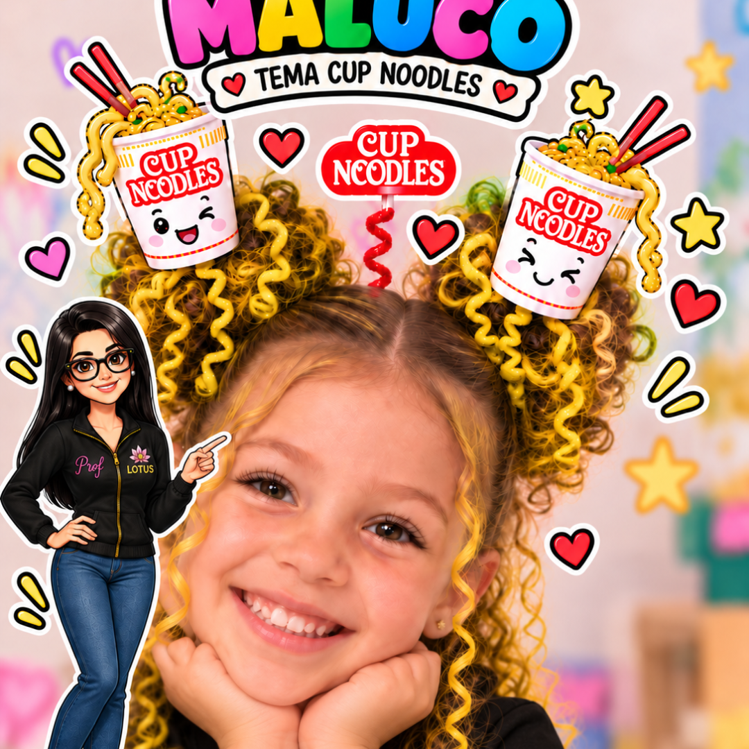 APLIQUE CUPNOODLES CABELO MALUCO