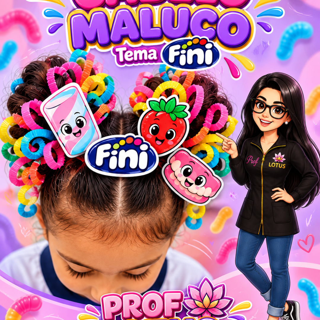 APLIQUE CABELO MALUCO BALA FINI