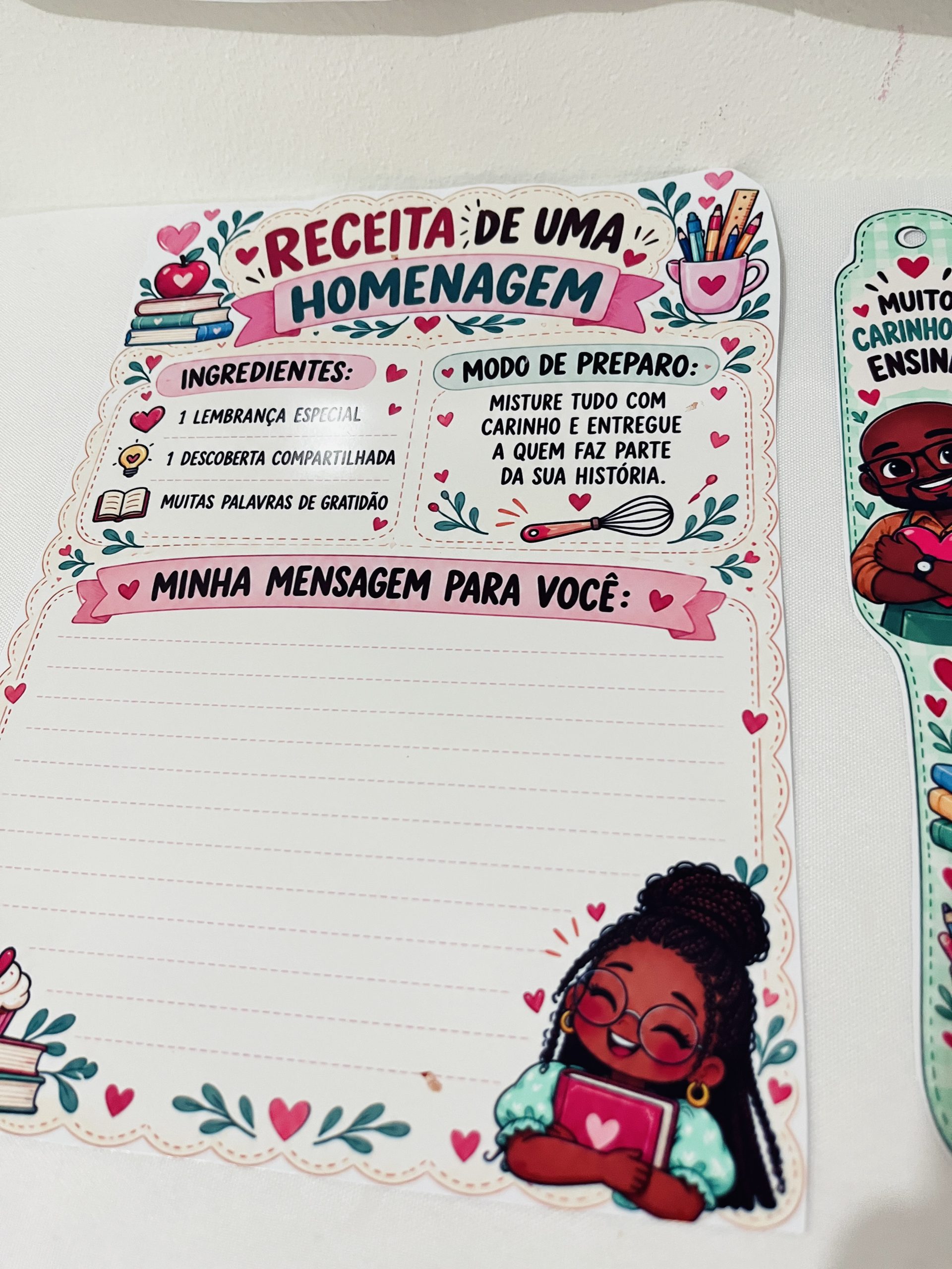 KIT DIA DOS PROFESSORES RECEITAS - Imagem 4